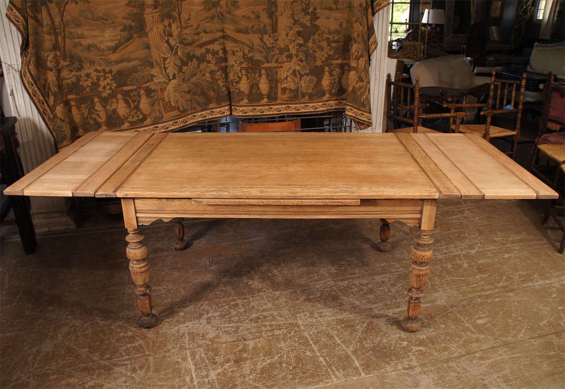 Bleached Oak Extension Table 2