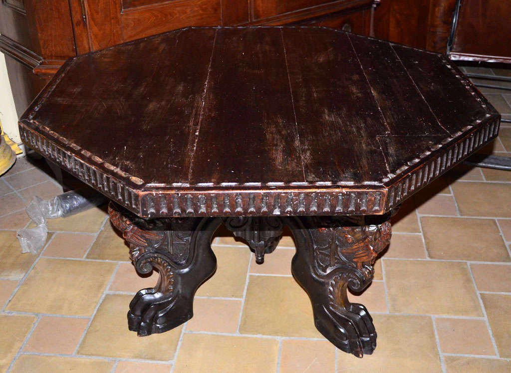 Italian Octagonal Center Table