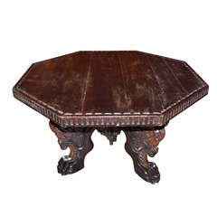 Antique Italian Octagonal Center Table