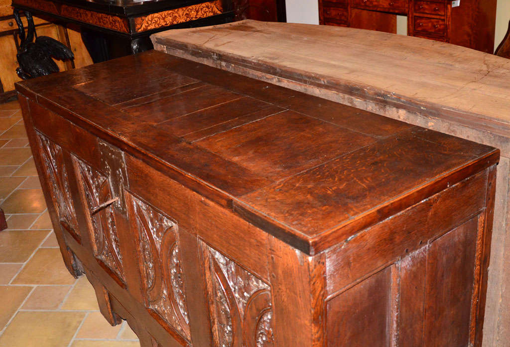 Flemish Gothic chest For Sale 2