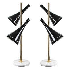 Great Pair Of Table Lamps By Stilnovo