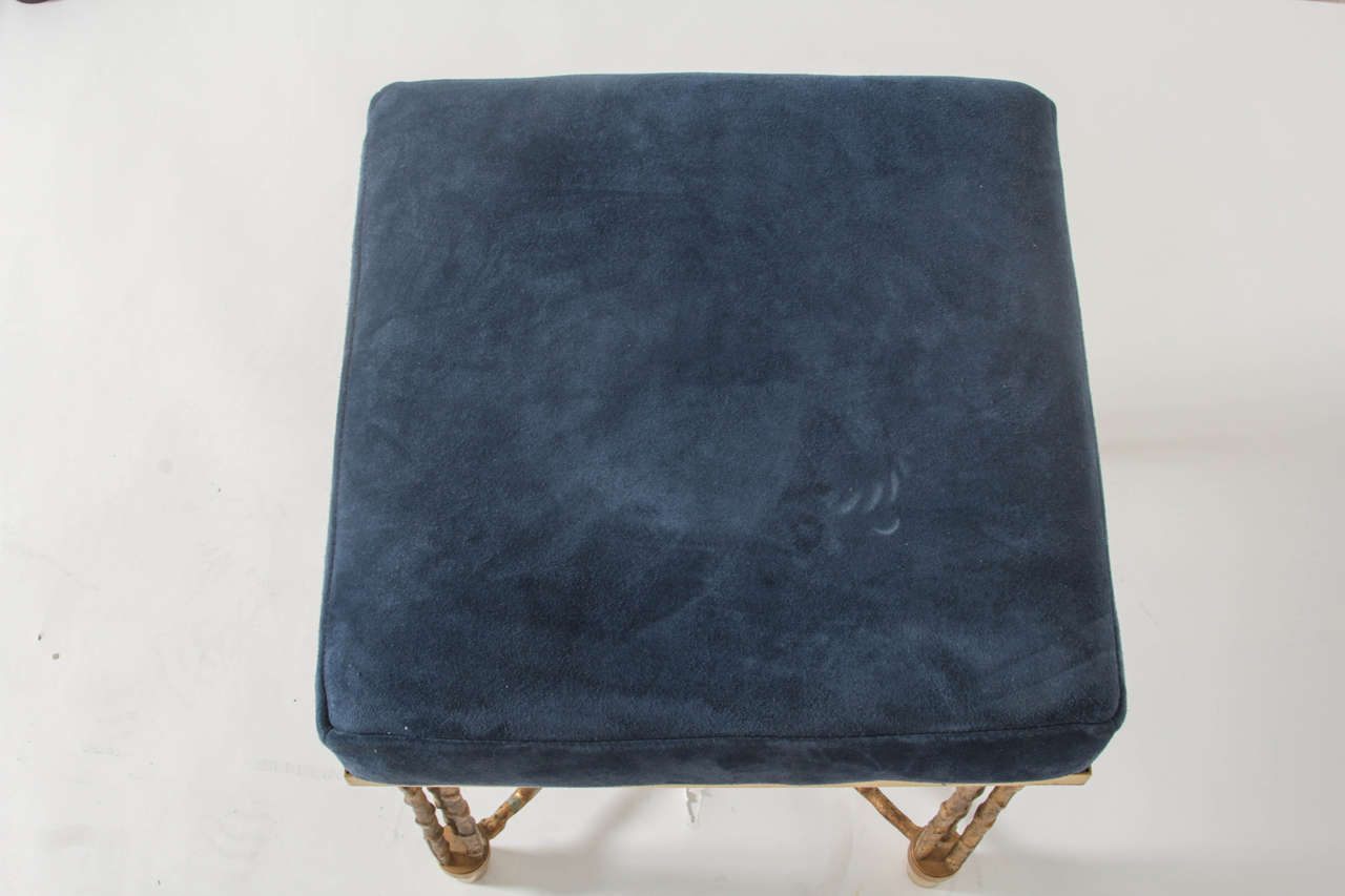 Mid-20th Century Nice Bronze Stool by Maison Bagues