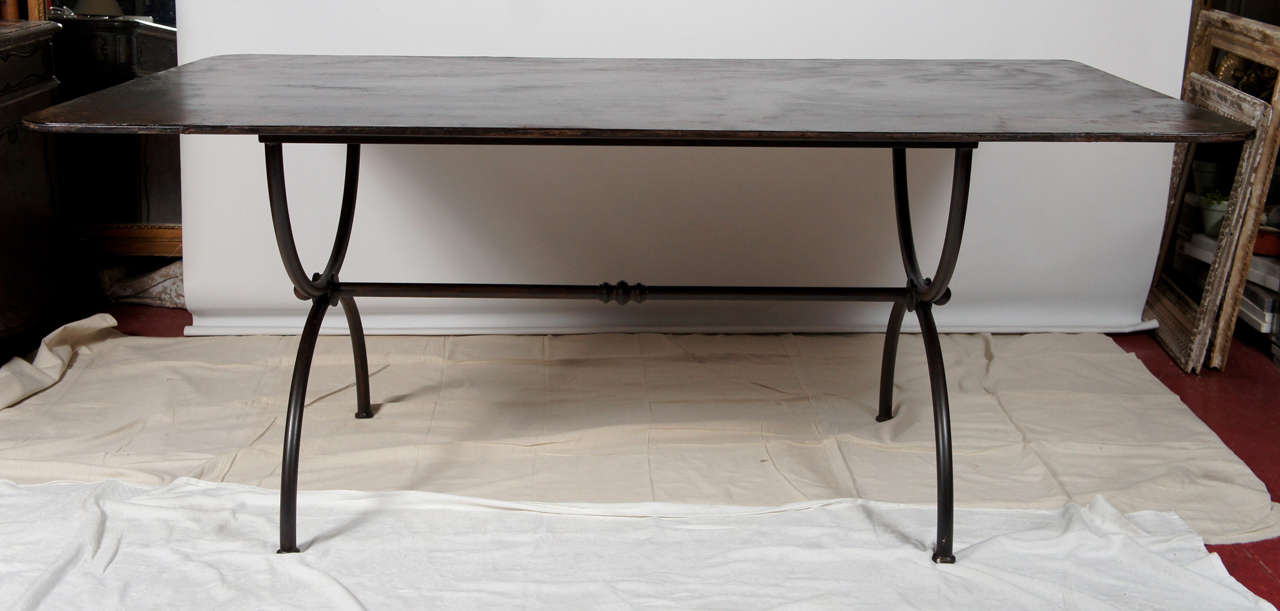 Metal Indoor or Outdoor Garden Dining Table at 1stDibs