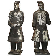 Two Chinese Warriors By Qikai Zhang