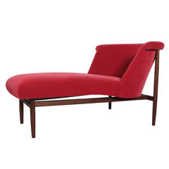 Vintage Restyled Chaise Lounge Designed By Nanna Ditzel