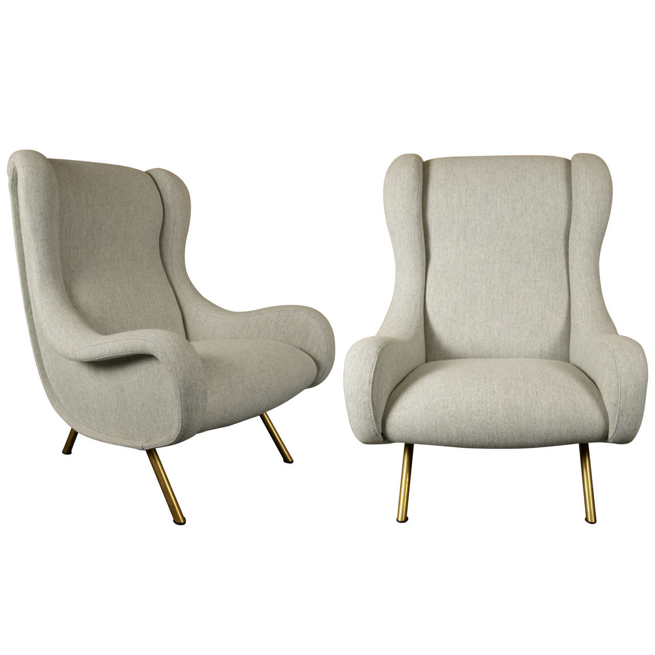 Marco Zanuso Armchairs, "Senior" Model