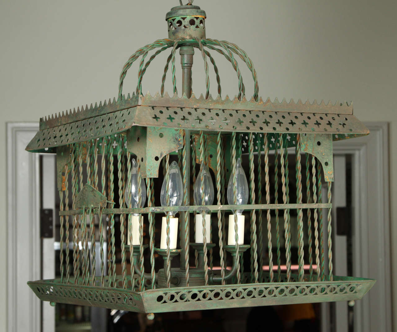 Antique Bird Cage Light  1