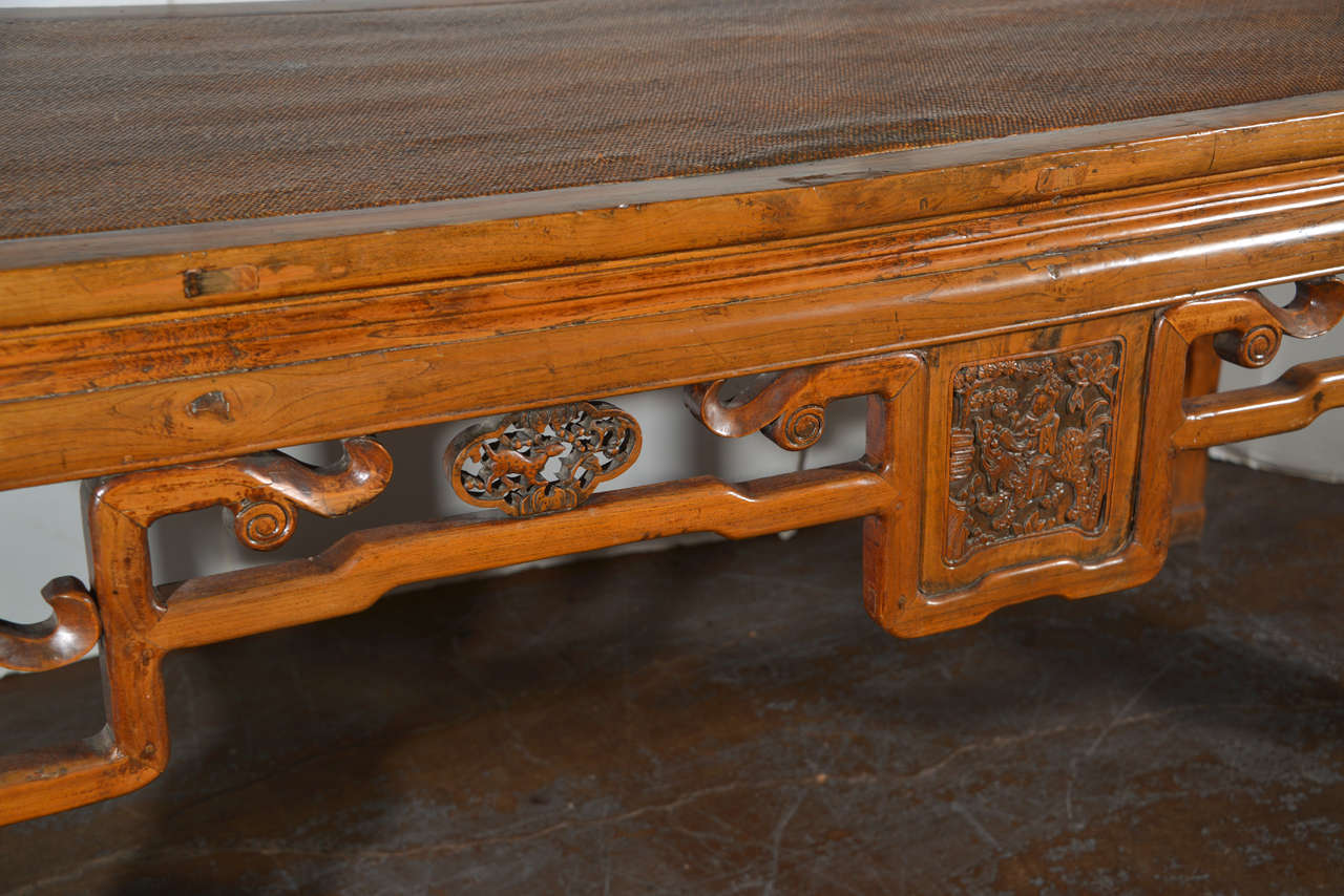 Chinese Carved Table, Qing Dynasty In Good Condition In Dallas, TX