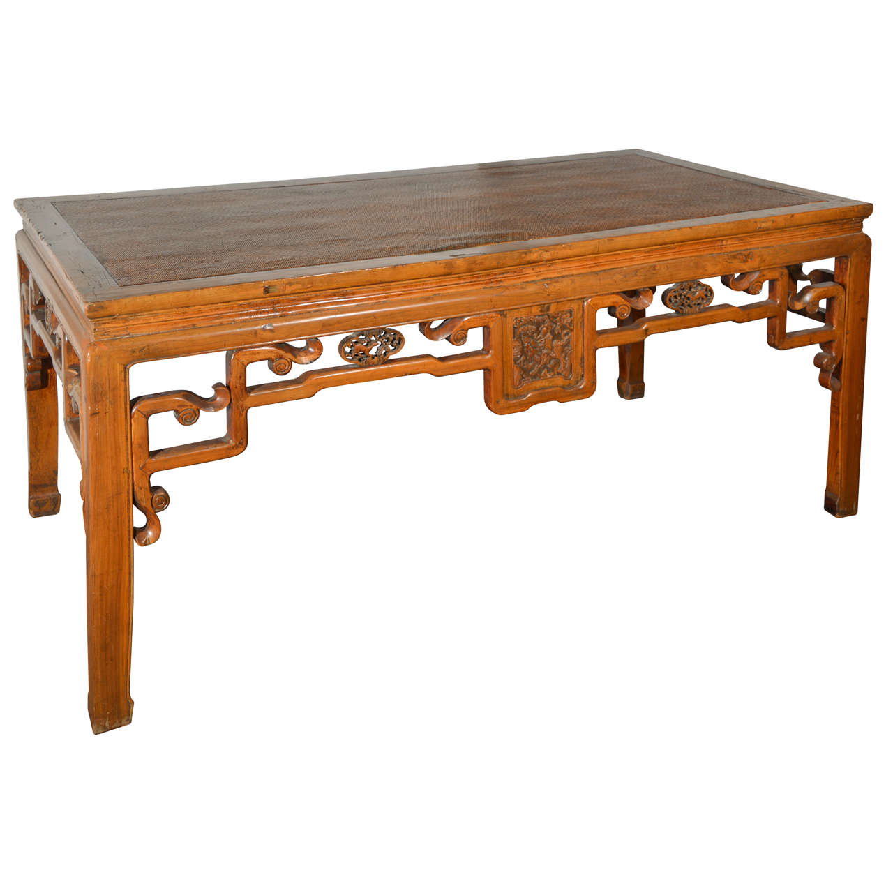 Chinese Carved Table, Qing Dynasty