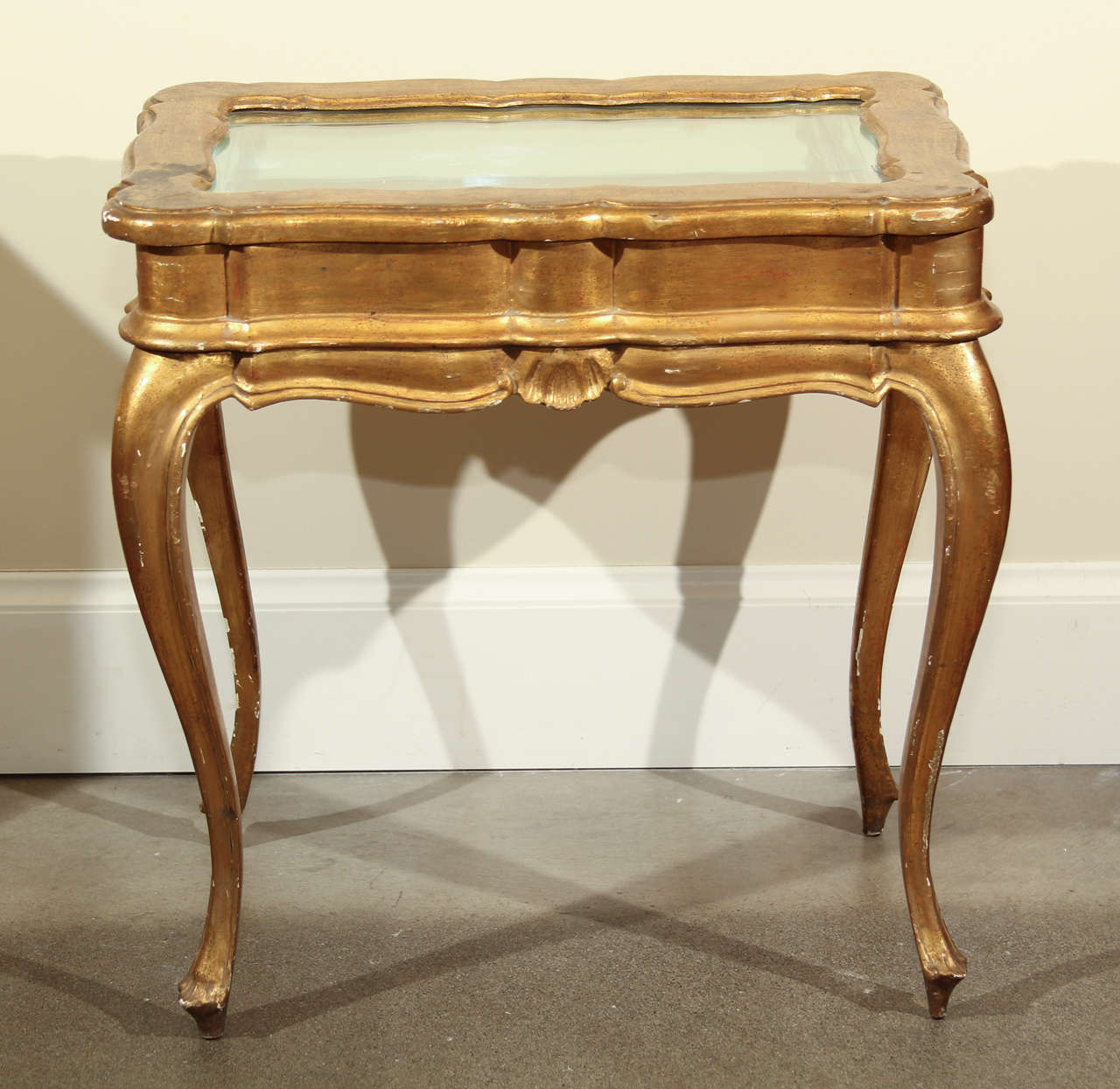 Italian Gilt Vetrine