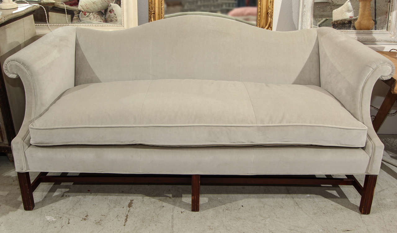 one of the best we have found. simple, classic timeless.
great plains velvet... custom upholstered. 
perfection. 