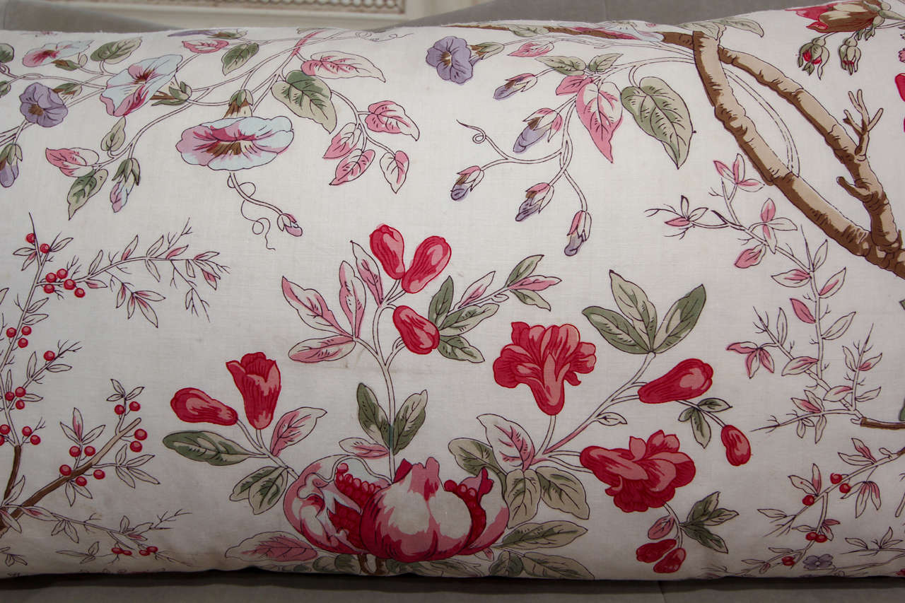 French Vintage Fabric Custom Pillows In Good Condition In Seattle, WA