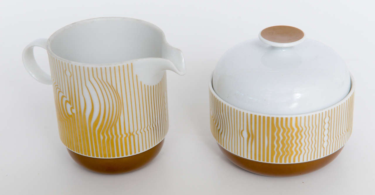 Victor Vasarely 21-Piece Coffee and Dessert Set for Rosenthal 2