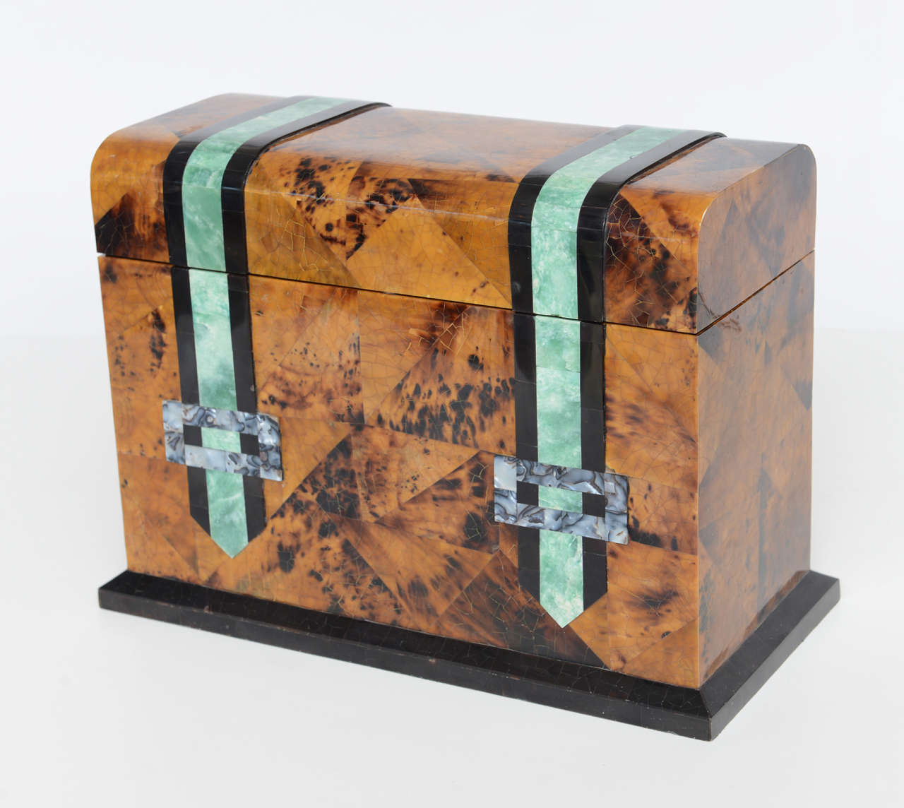 Philippine Large Maitland Smith Pen Shell and Mother-of-Pearl Box