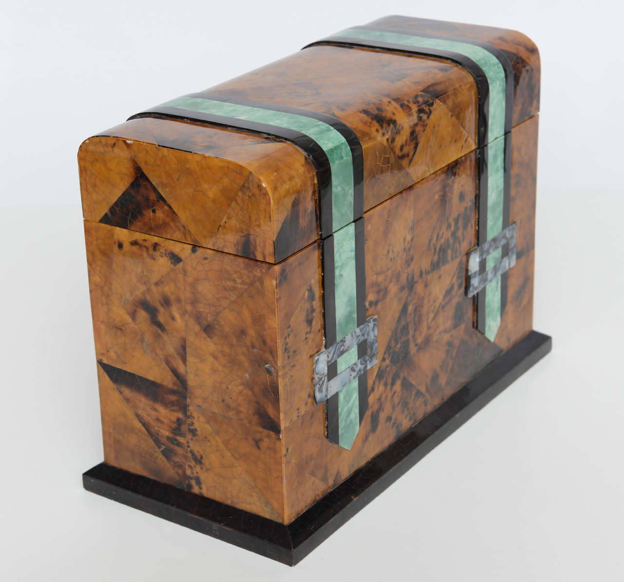 20th Century Large Maitland Smith Pen Shell and Mother-of-Pearl Box