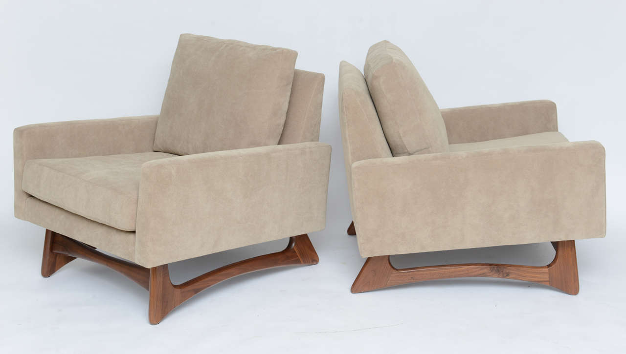 American Pair of Adrian Pearsall Lounge Chairs