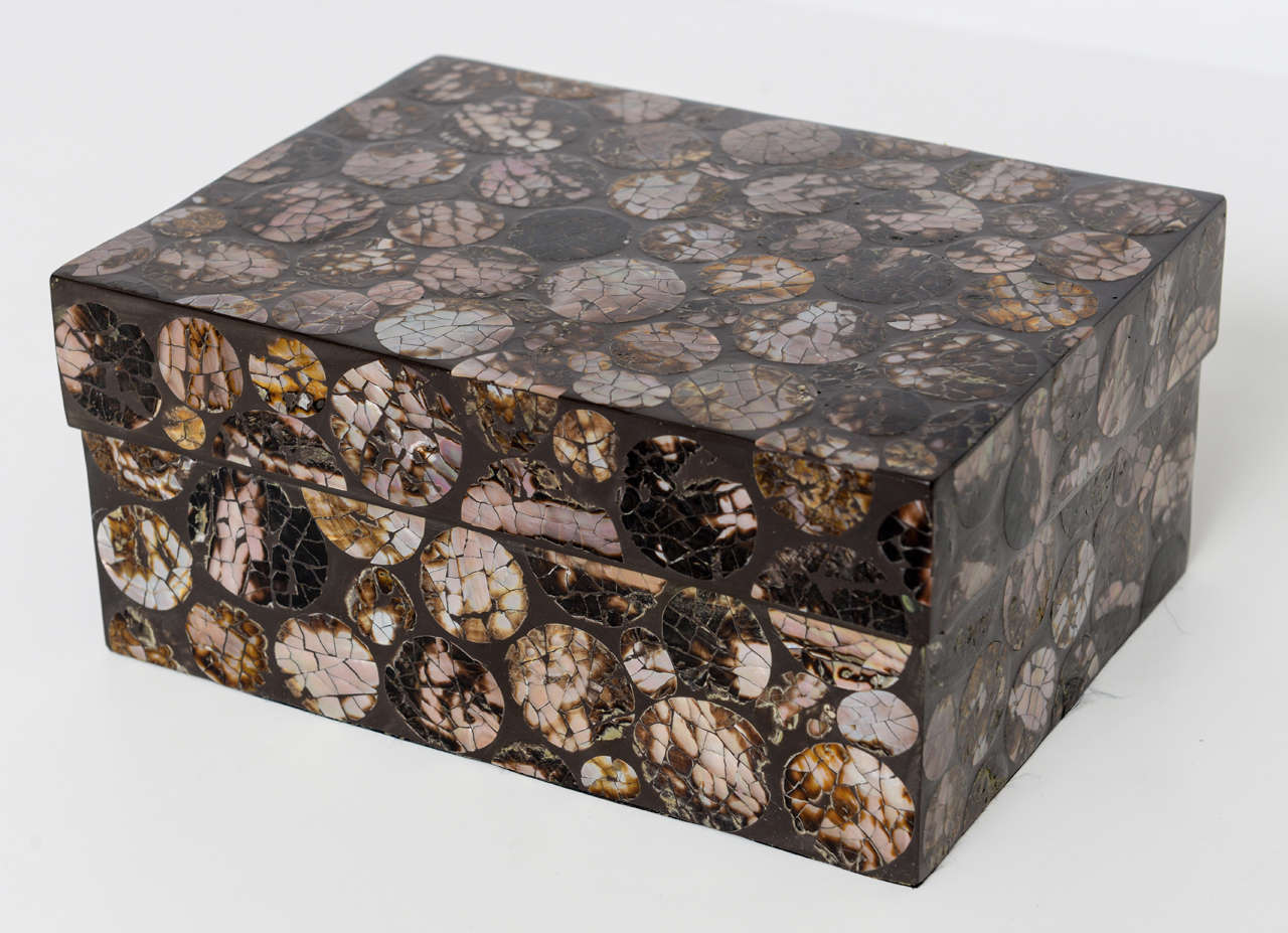 Philippine Mother-of-Pearl Lidded Box by R & Y Augousti, Paris
