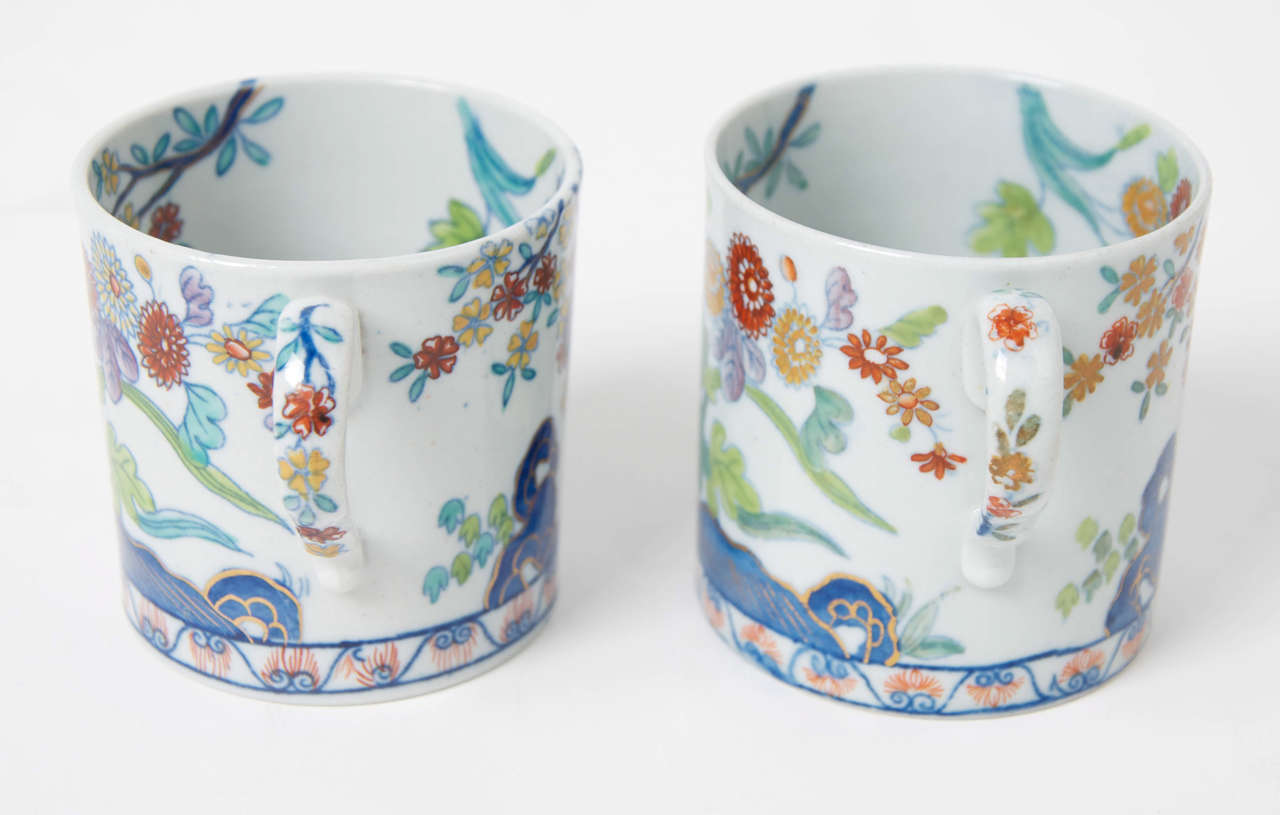 Georgian, Early PAIR, of SPODE Coffee Cans, Ironstone, circa 1820 2