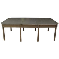 An Antique English Chippendale-Style Carved Mahogany Dining Table