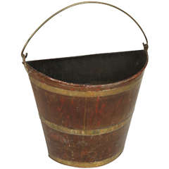 Antique 19th Century Peat Bucket