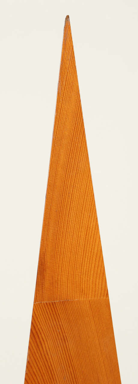 Knotted Pine Obelisk For Sale 1