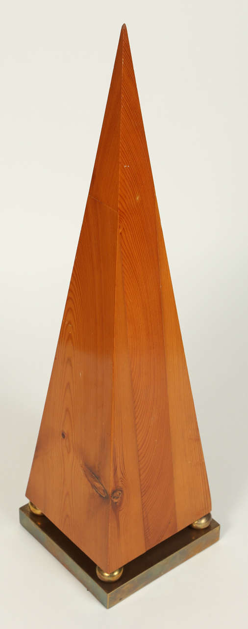 Knotted Pine Obelisk For Sale 2