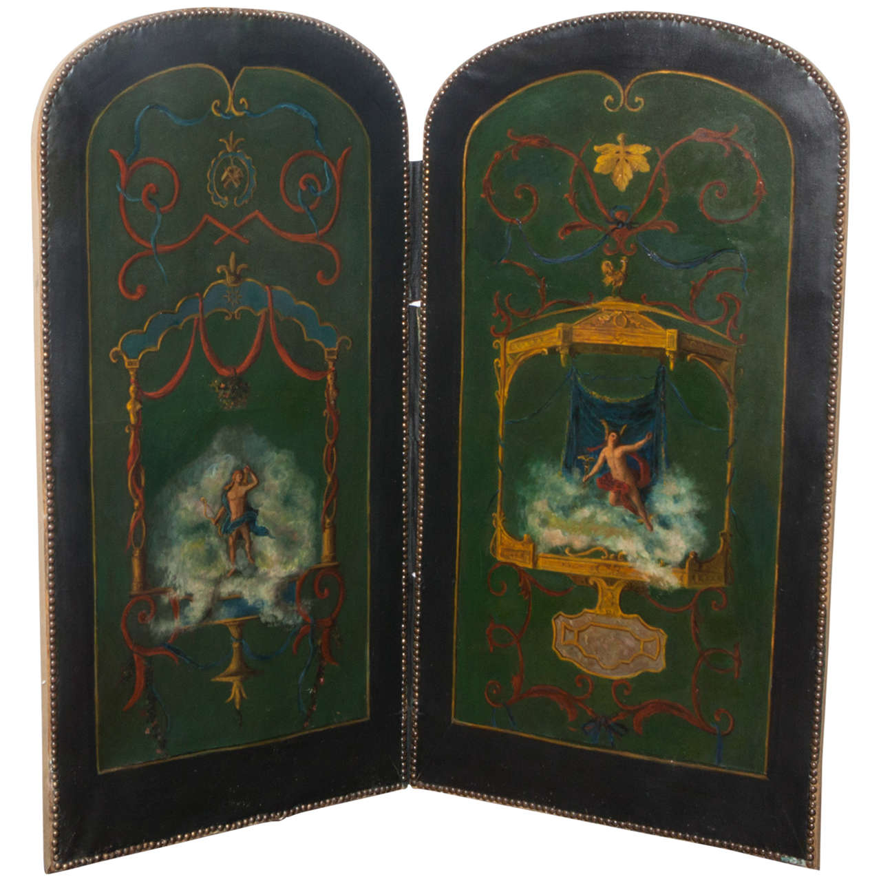 20th Century French Two Panel Screen