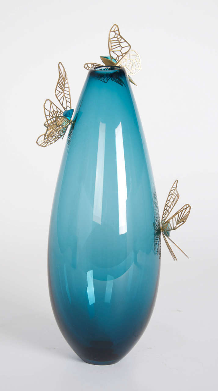 Brass Imago Vase by Hanne Enemark