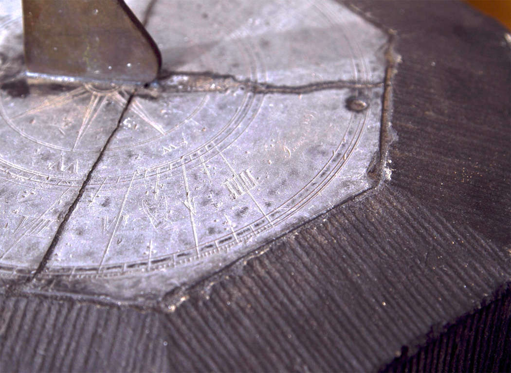 18th Century Irish Rustic Stone and Slate Sundial For Sale at 1stDibs old stone sundial for