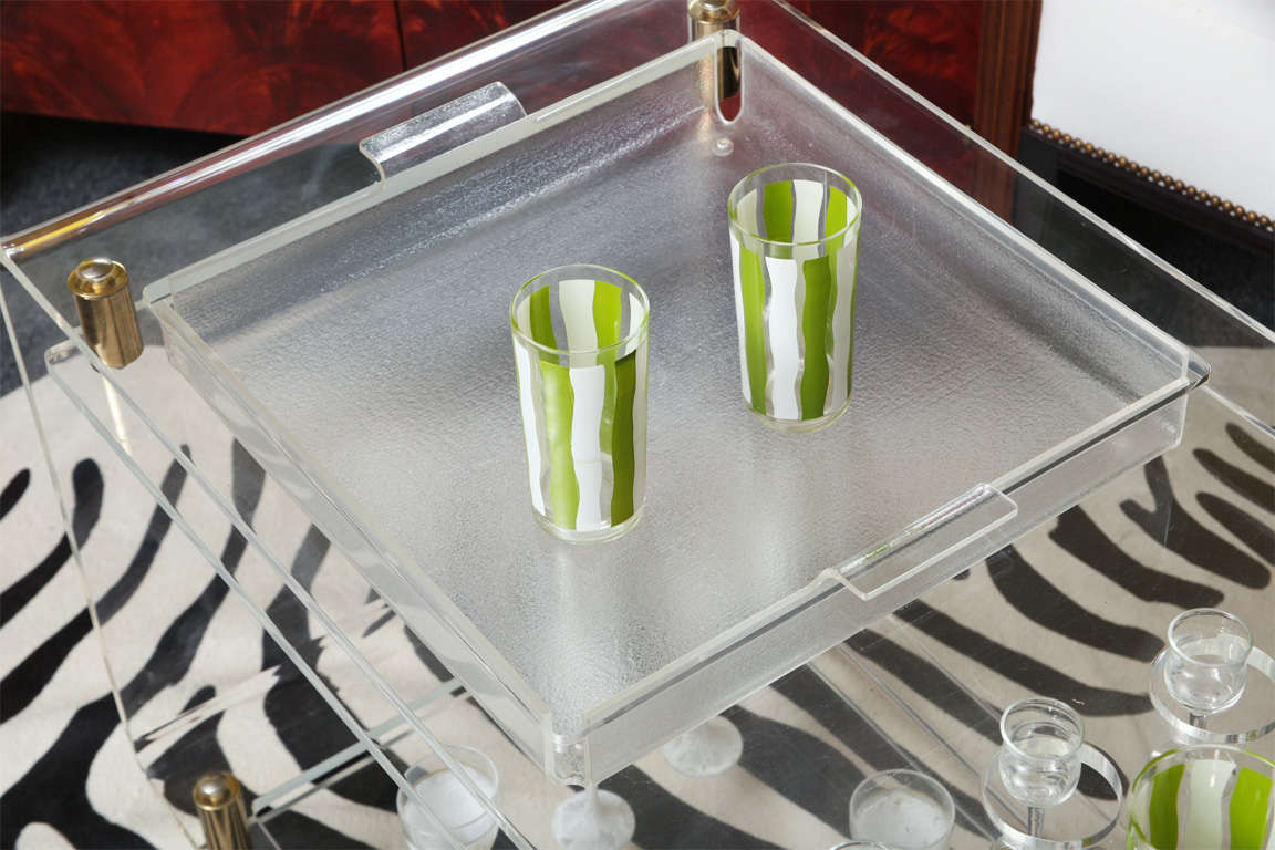 Roll In The  Fun,  Lucite  Barcart 4