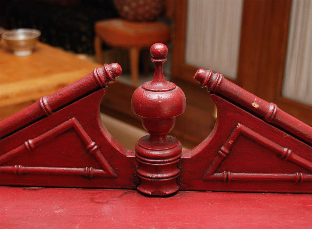 English Victorian Faux-Bamboo Three Tier Etagere