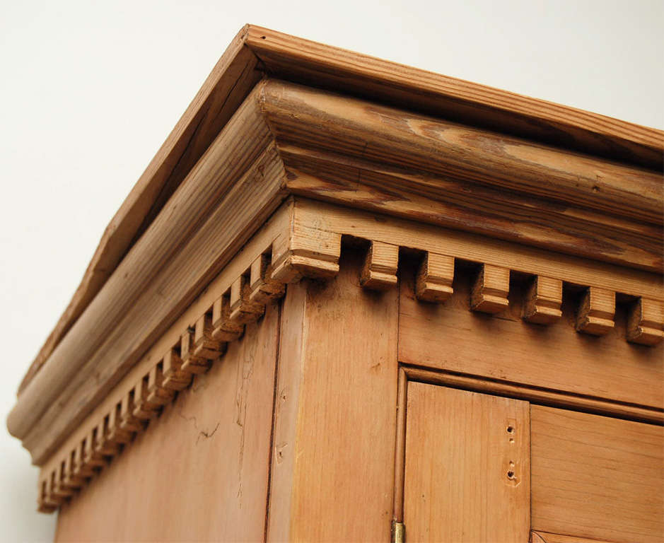 English George III-Style Pine Linen Press