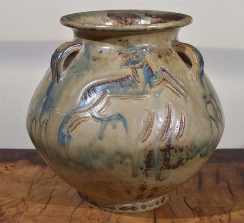 Jais Nielsen - Ceramic Vase In Excellent Condition In San Francisco, CA