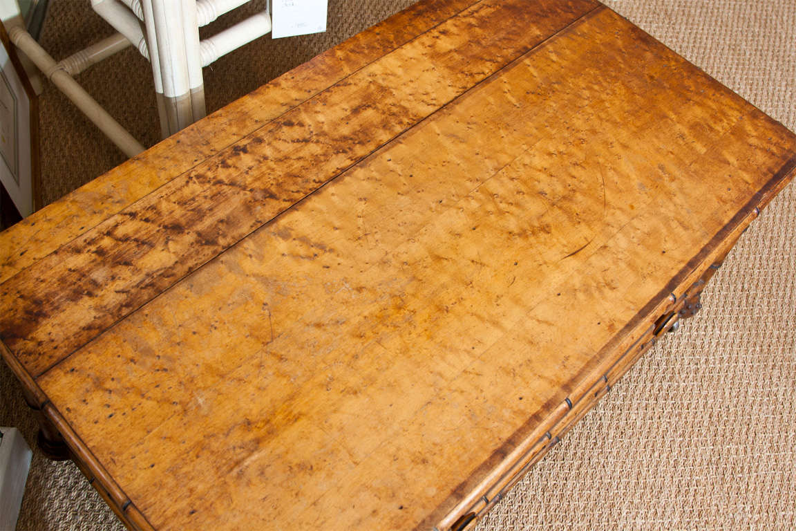 Small Faux Bamboo Chest at 1stdibs