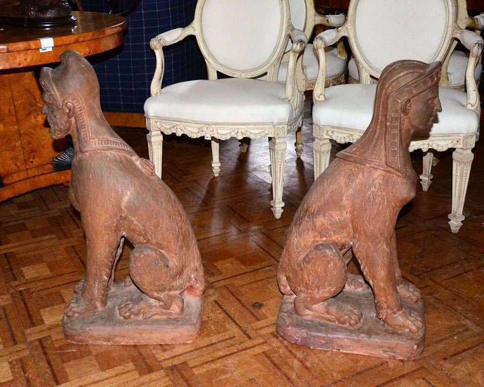 Pair Of Sphinxes For Sale 1