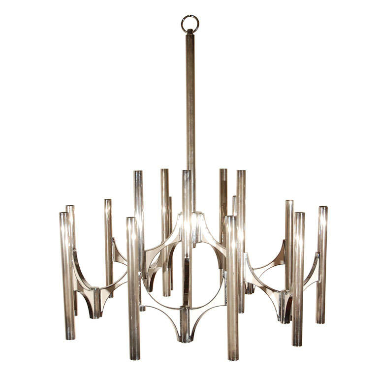 1960s Chandelier by Gaetano Sciolari