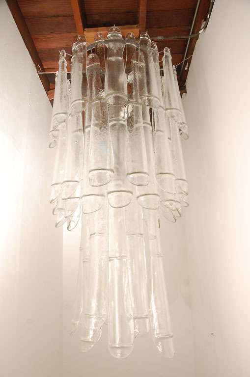 Murano glass chandelier.