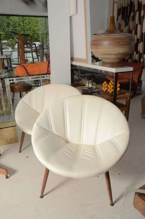American Pair of 1960s Chairs