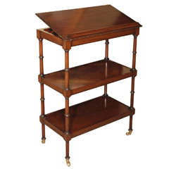 Regency Style Mahogany Bookstand with Book Rest