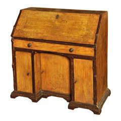 Ochre Lacquered Secretaire