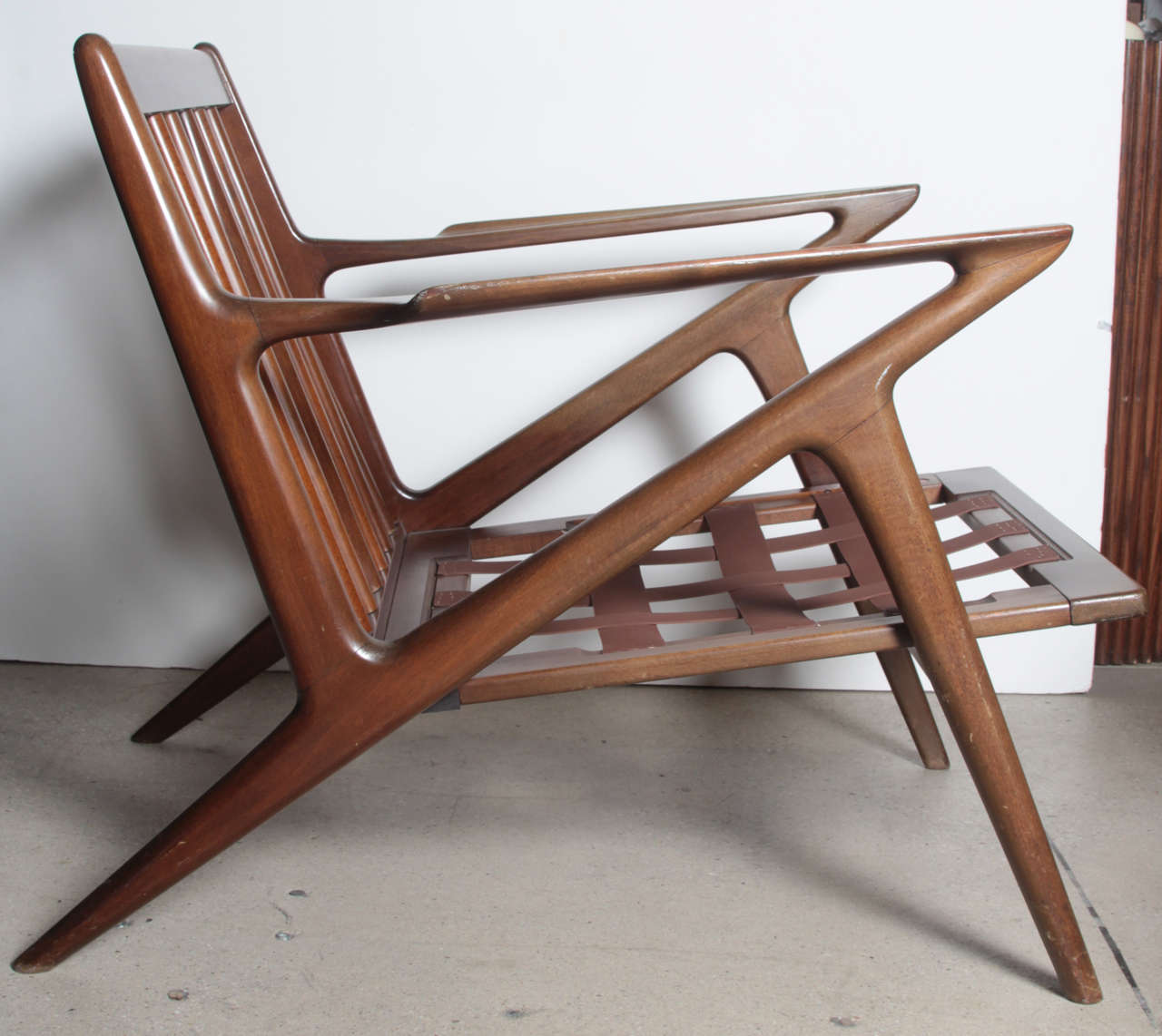 Mid-Century Modern Pair Poul Jensen Selig Z Chairs