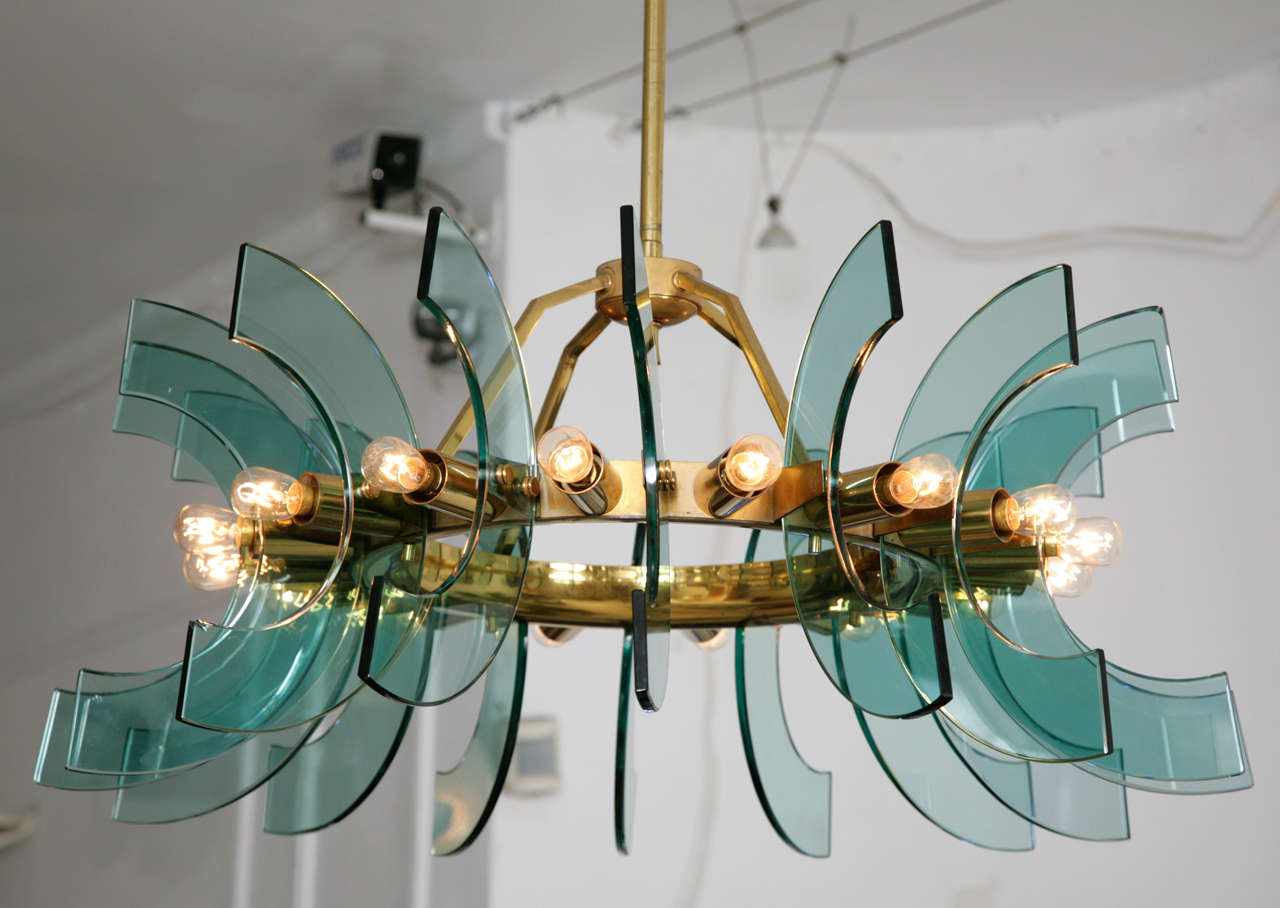 Unusual design ceiling light by Crystal Arte