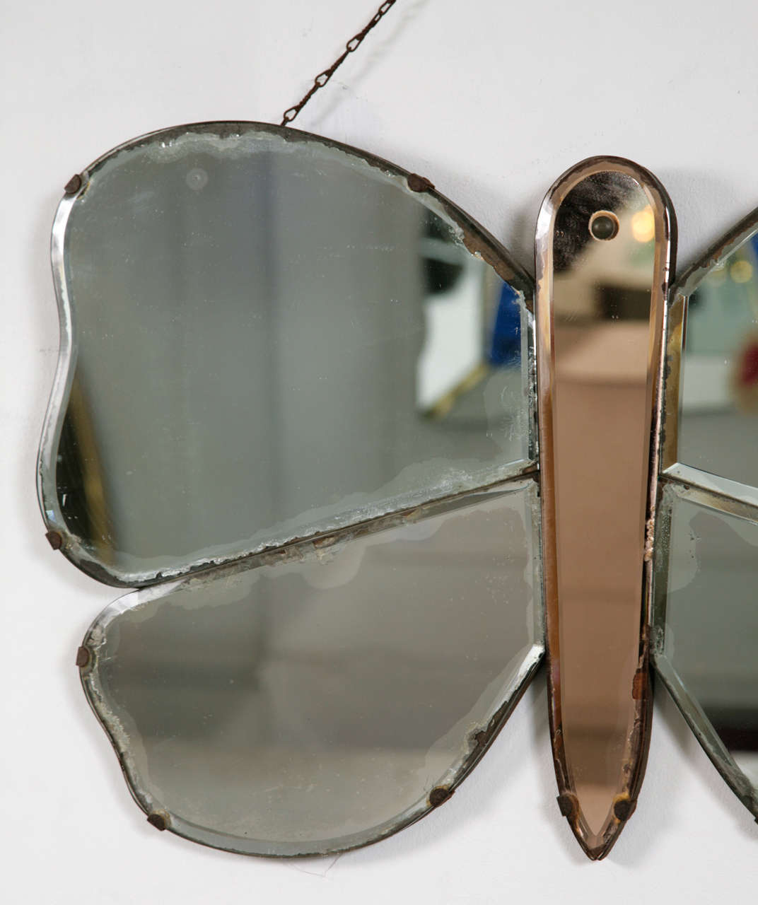 20th Century British Art Deco Butterfly mirror