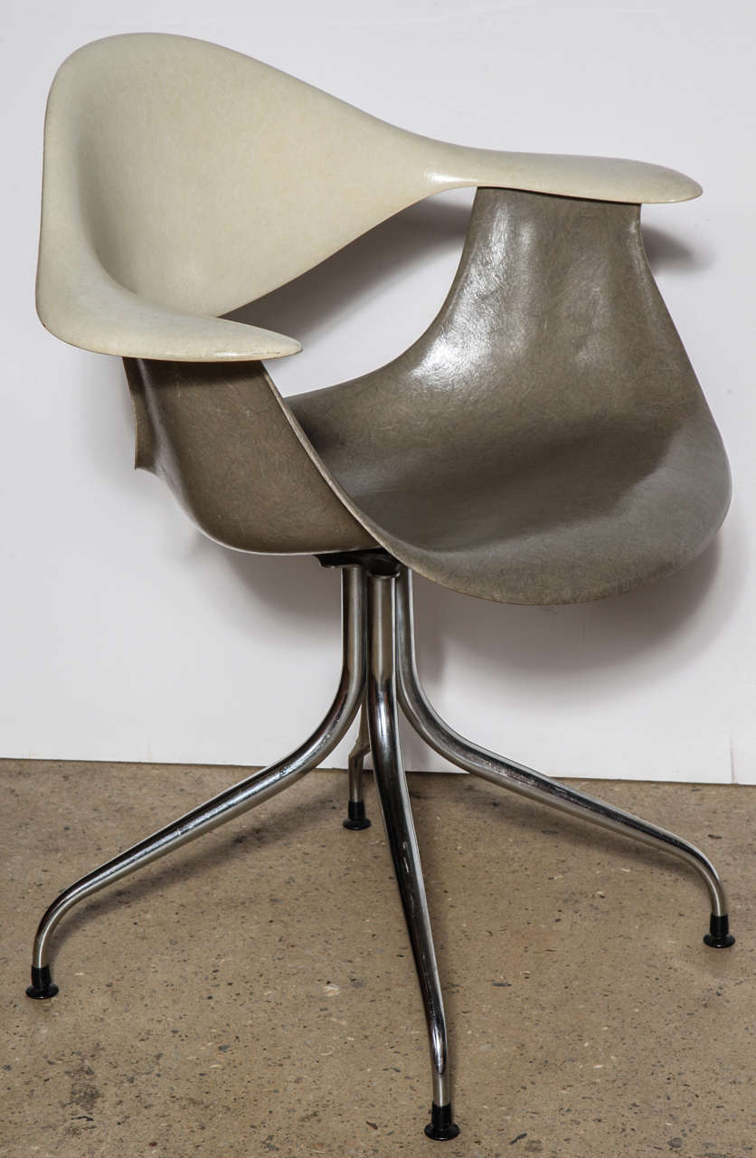 American set of 4 rare George Nelson for Herman Miller DAF Chairs