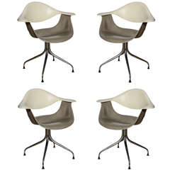 set of 4 rare George Nelson for Herman Miller DAF Chairs