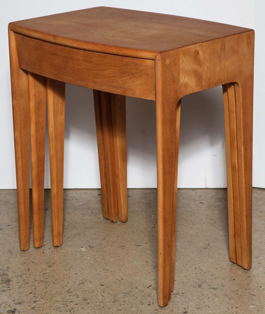 set of Heywood Wakefield Nesting Tables at 1stDibs