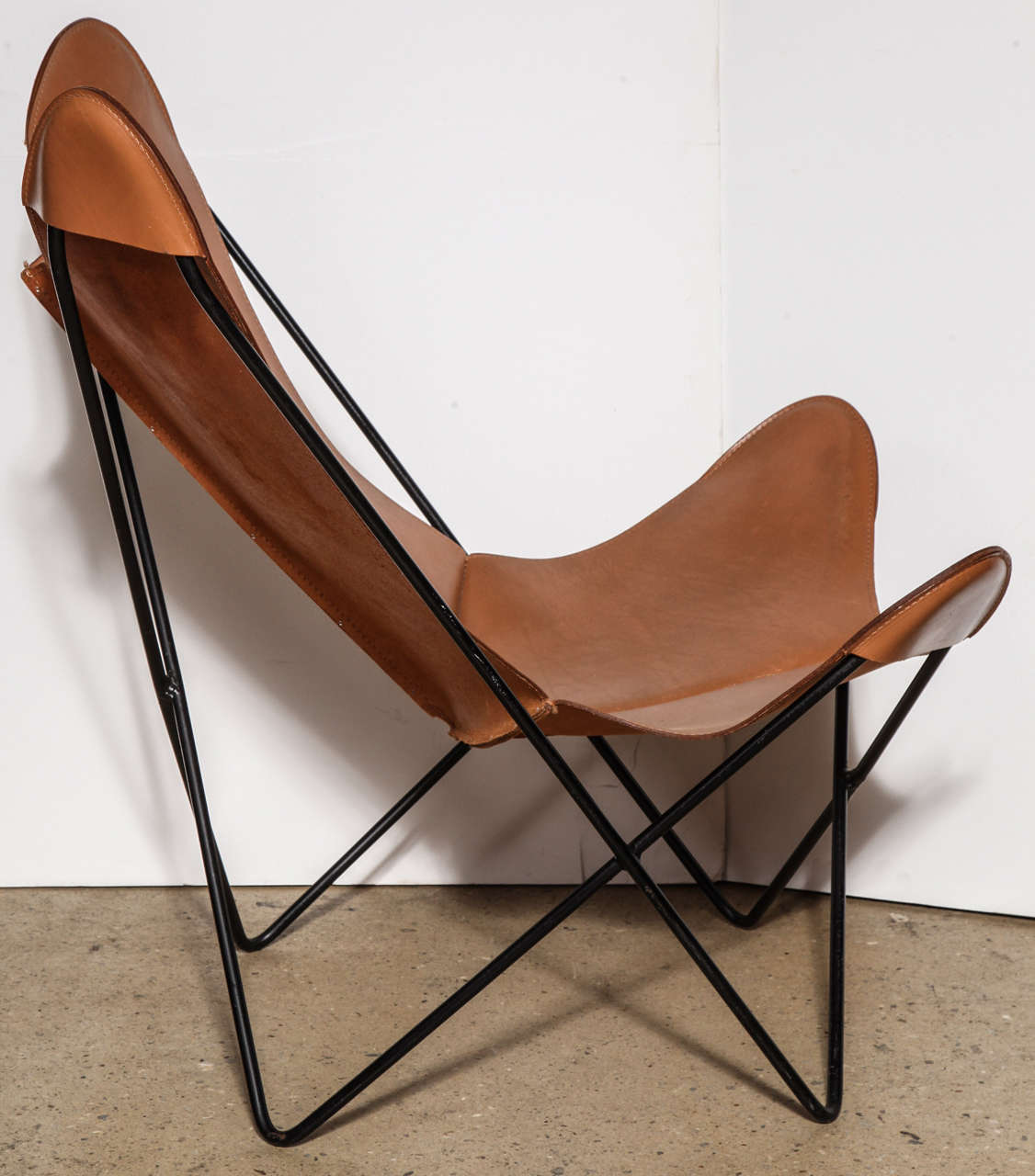 single Knoll style Hardoy Butterfly Chair at 1stDibs butterfly chair knoll, knoll hardoy chair