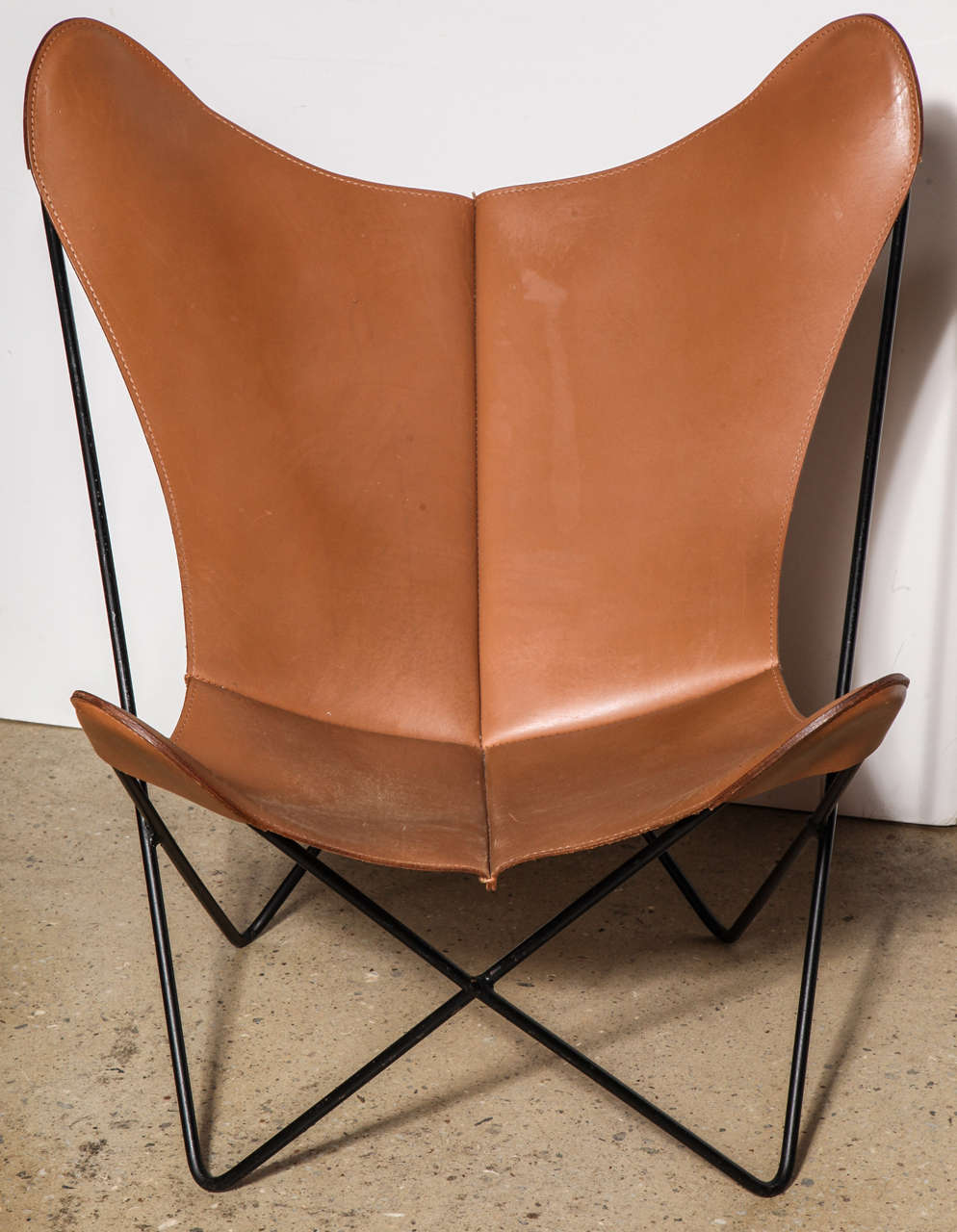 single Knoll style Hardoy Butterfly Chair at 1stDibs butterfly chair knoll, knoll hardoy chair