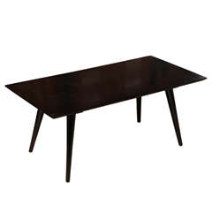 Mid Century Paul McCobb Planner Group Black Lacquer Coffee Table