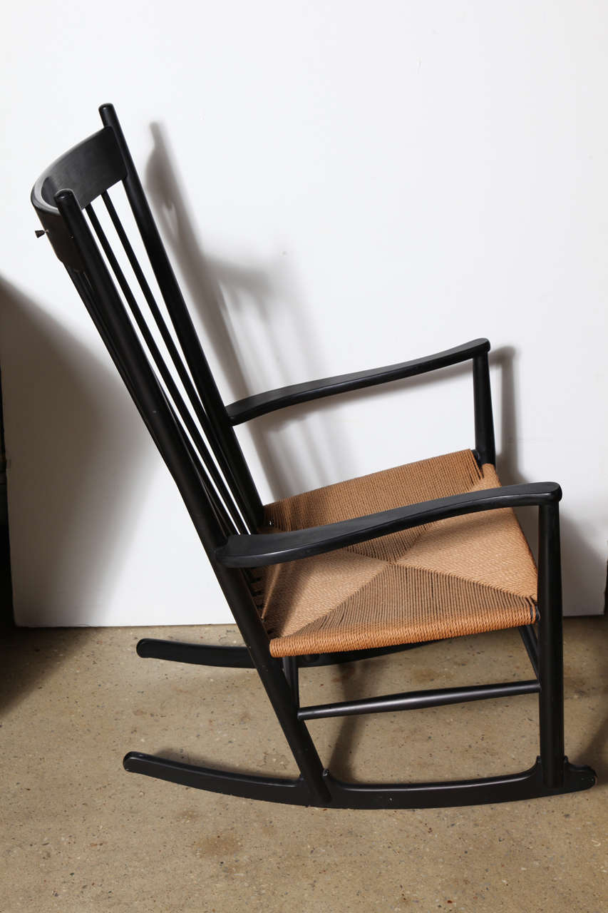Mid-20th Century Hans Wegner J16 Rocking Chair